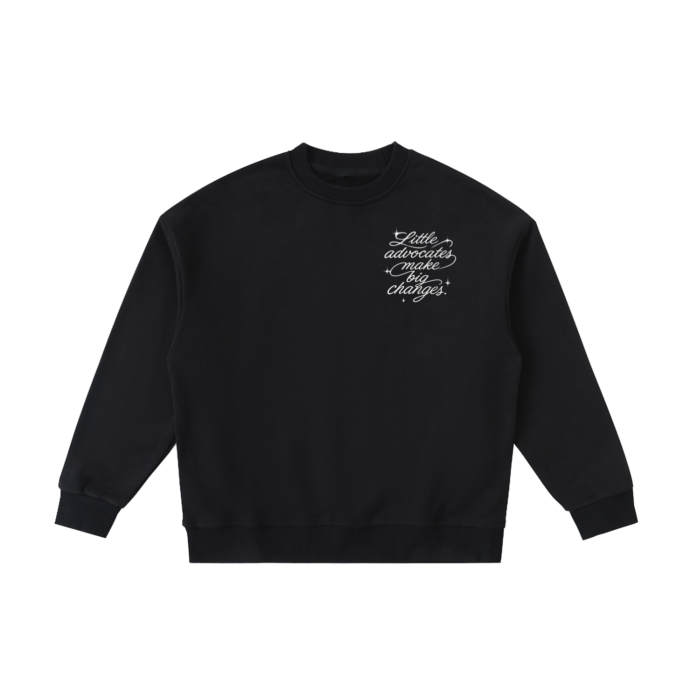 Little advocates make big changes Fleece Kids Sweatshirt