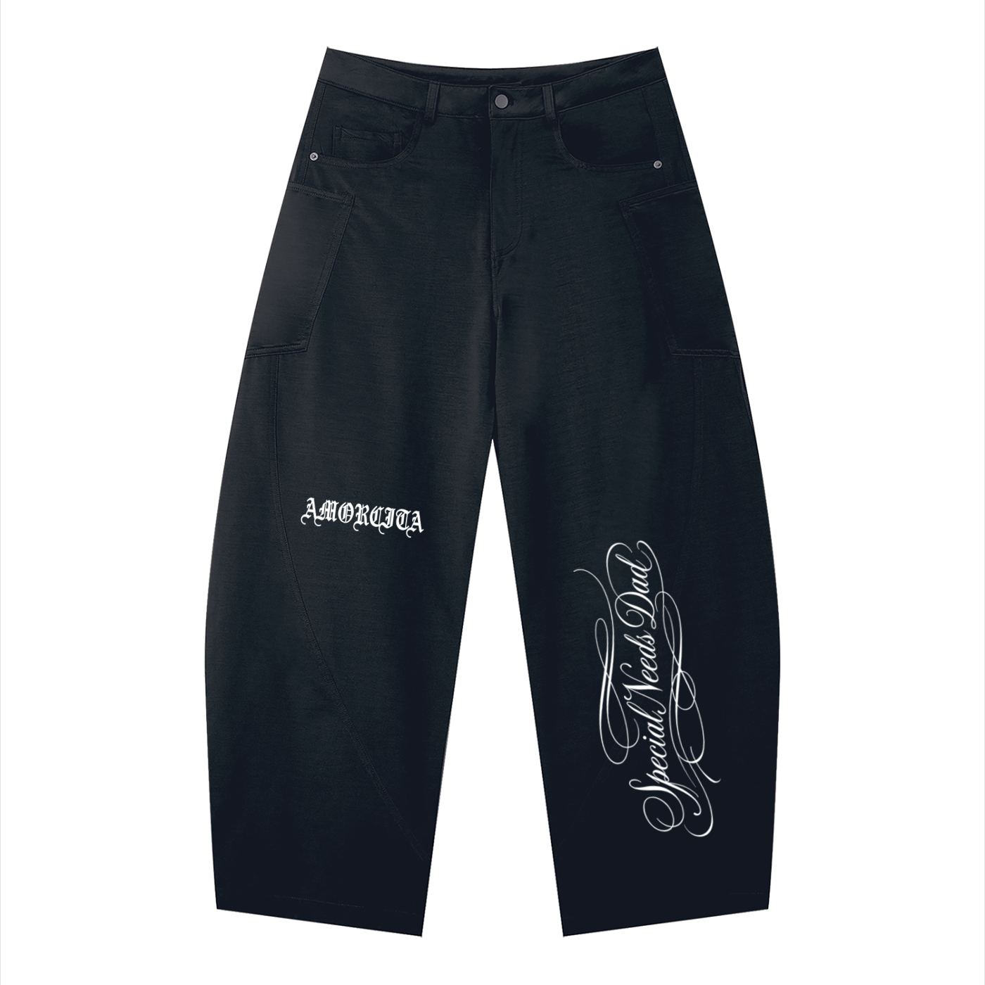 Special Needs Dad Men's Barrel Leg Pants