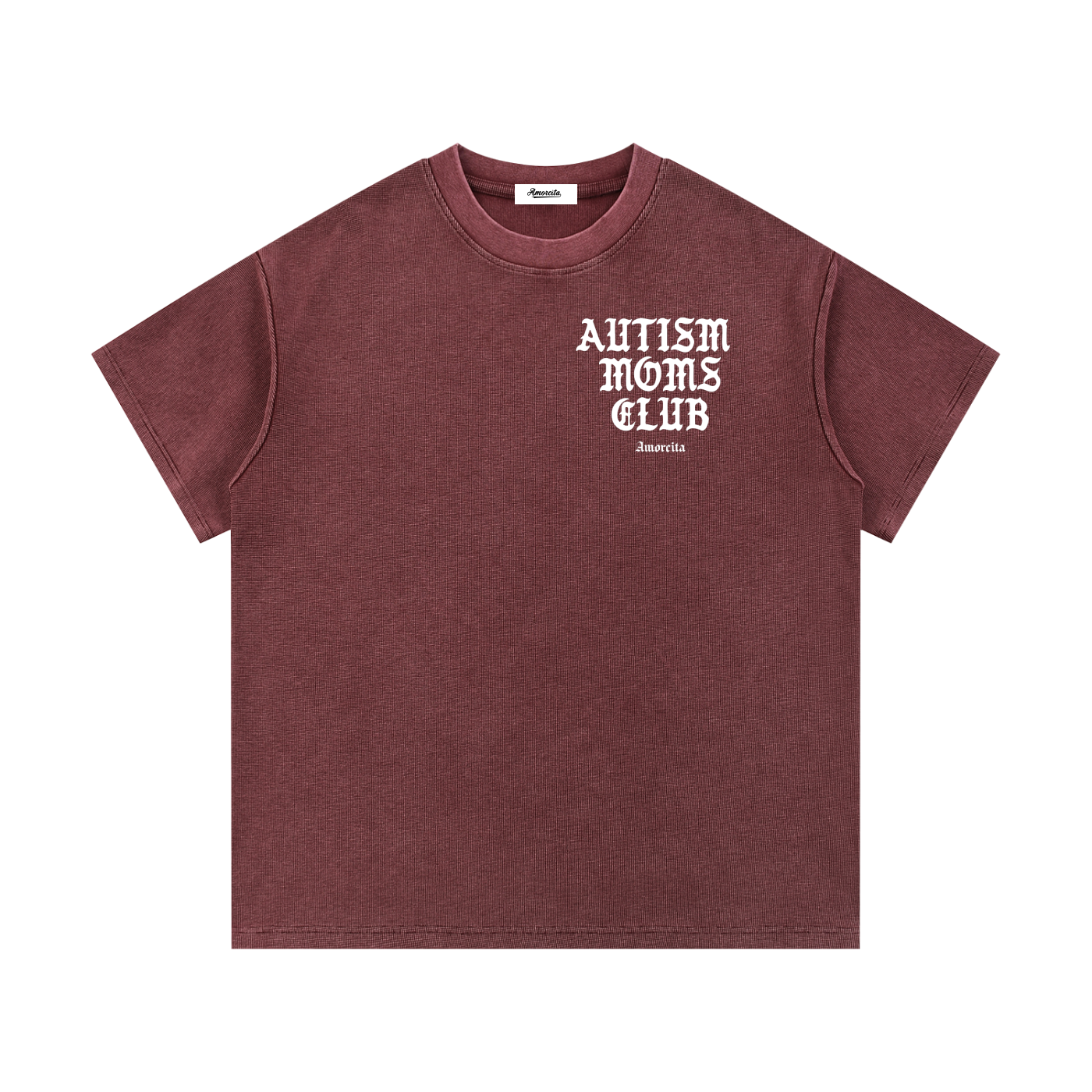 AUTISM MOMS CLUB Mineral Wash Waffle Knit T-Shirt