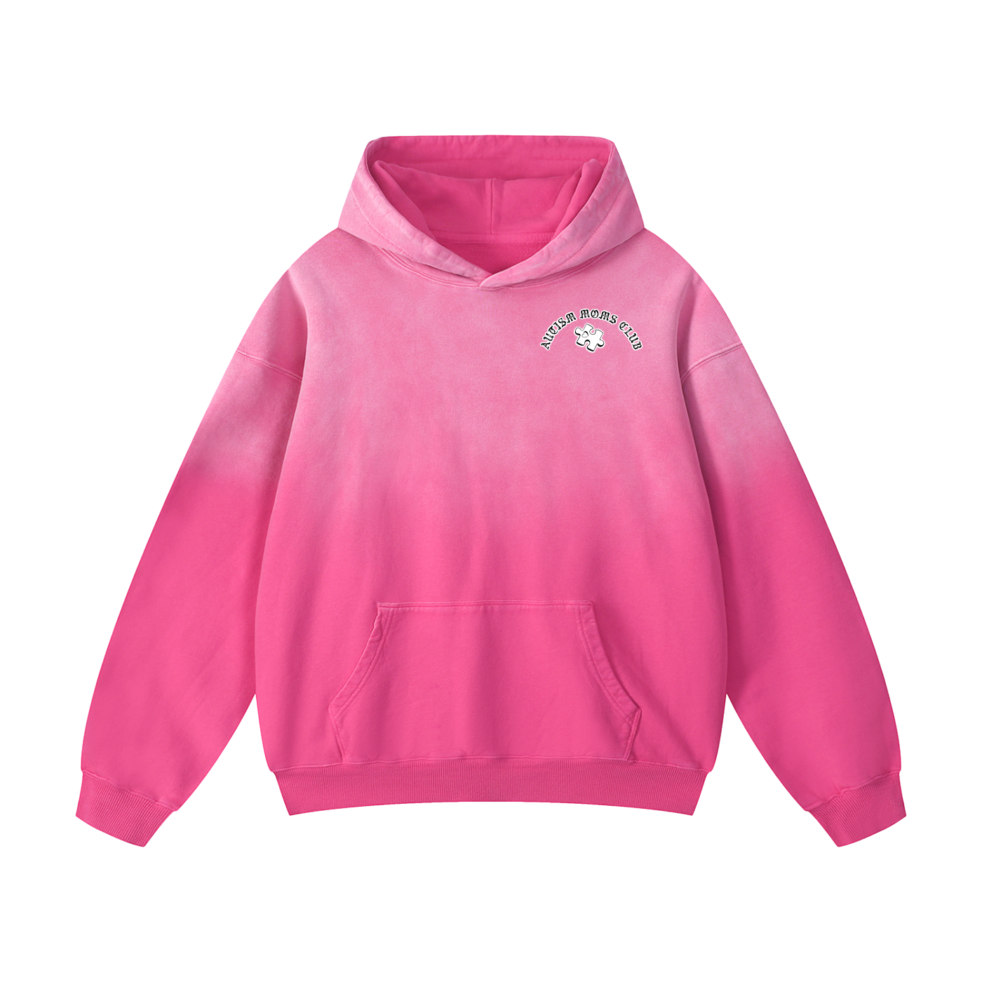 AUTISM MOMS CLUB Heavyweight Sunfade Oversized Hoodie