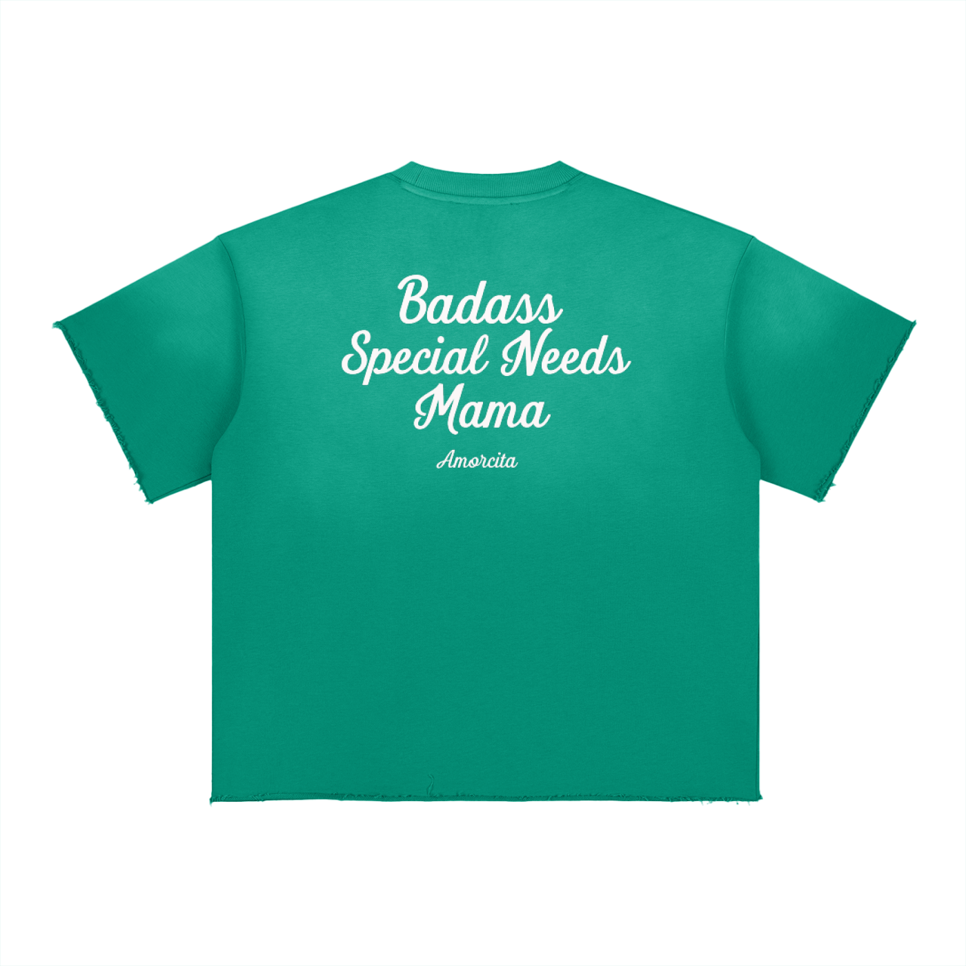 Badass special needs mama Sun Fade Raw Edge T-Shirt