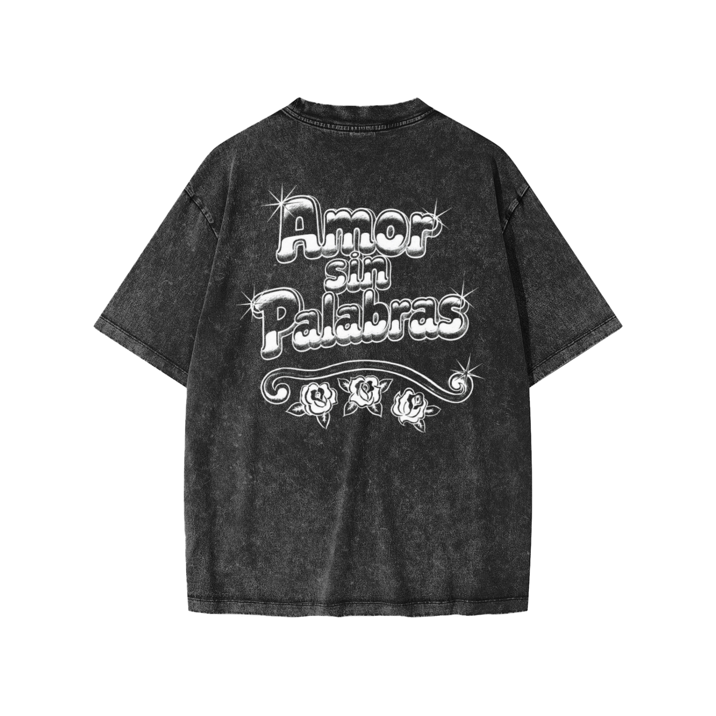 Amor sin Palabras snow wash youth shirt