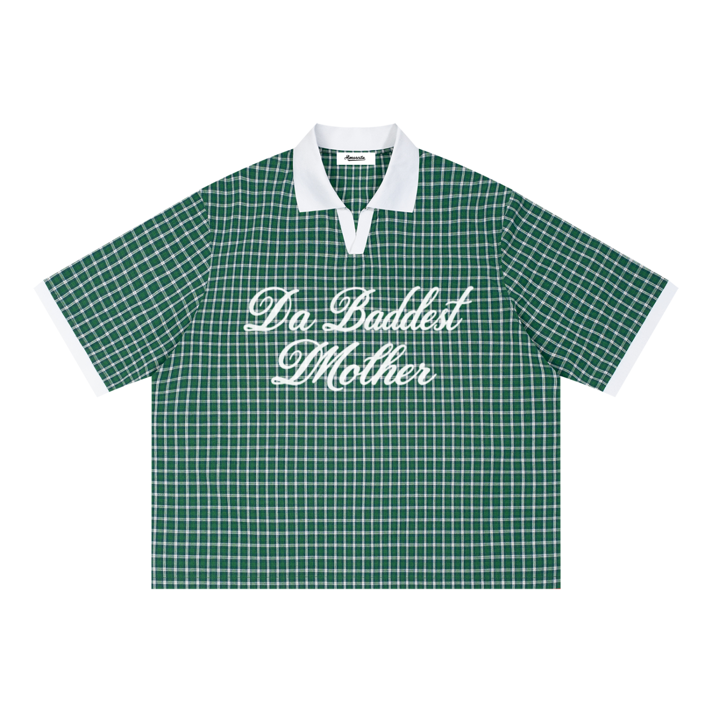 Da baddest Mother color block polo shirt