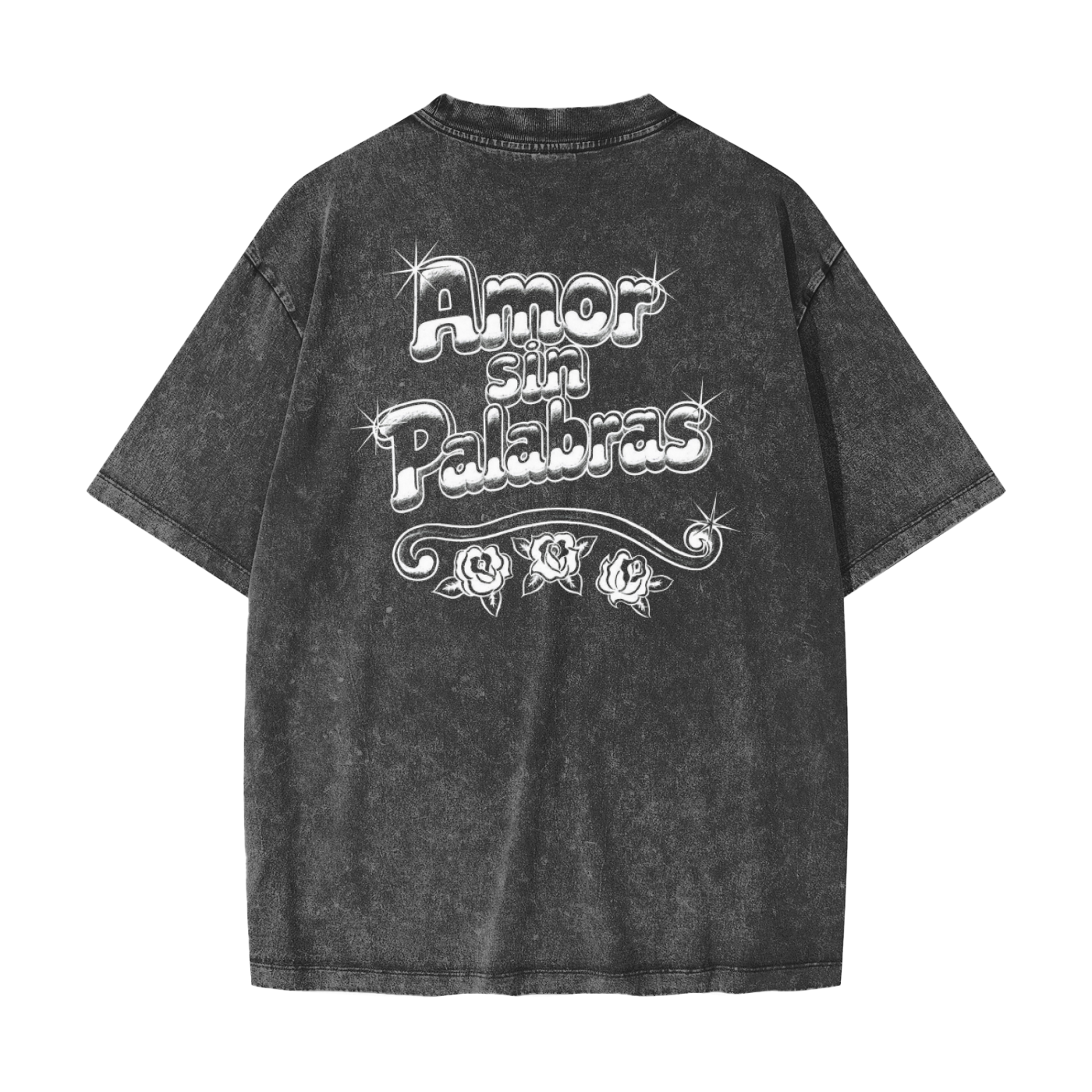 Amor sin palabaras Heavyweight Snow Washed adult shirt