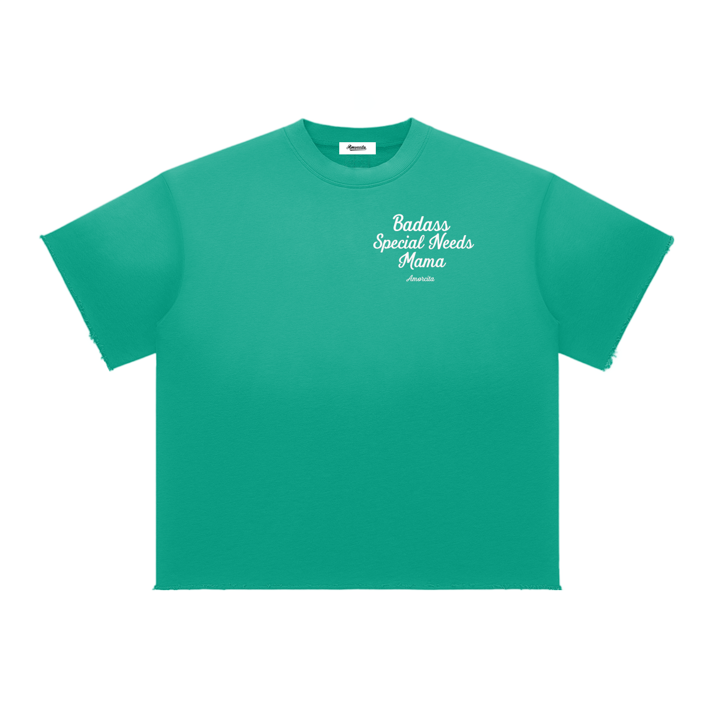 Badass special needs mama Sun Fade Raw Edge T-Shirt