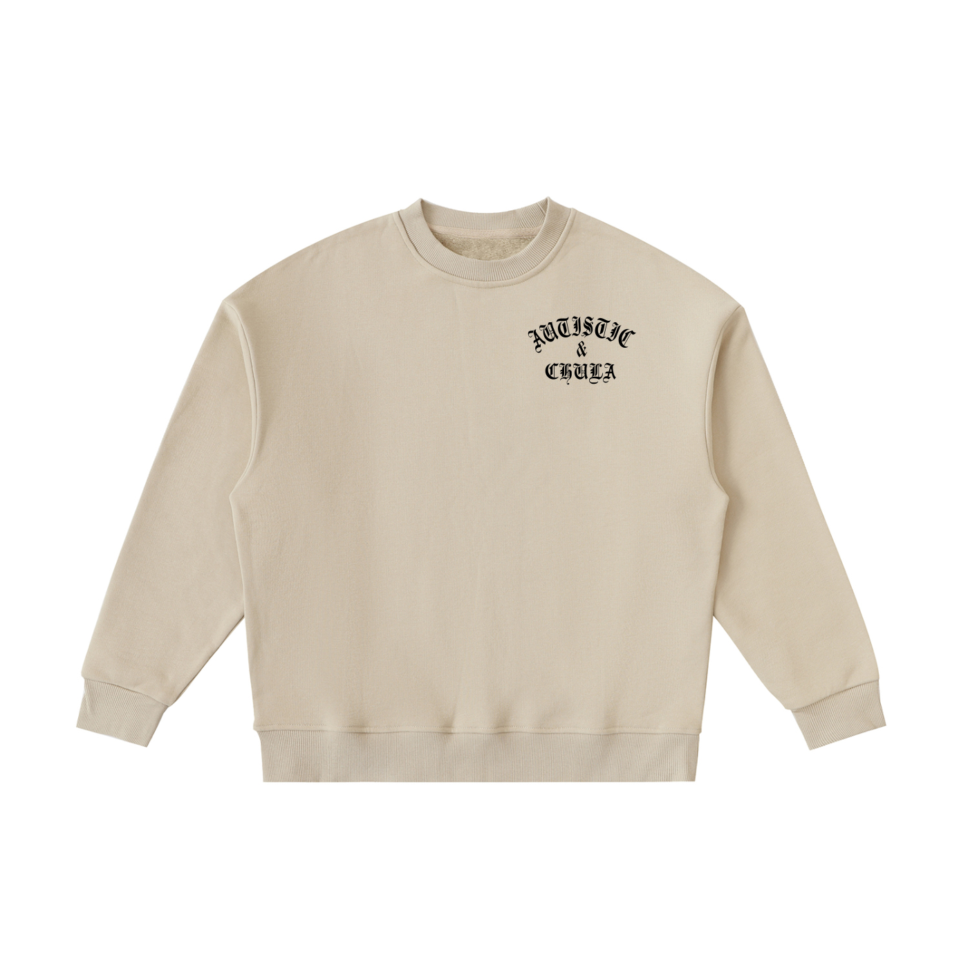 Autistic and Chula Essential Fleece Kids Sweatshirt