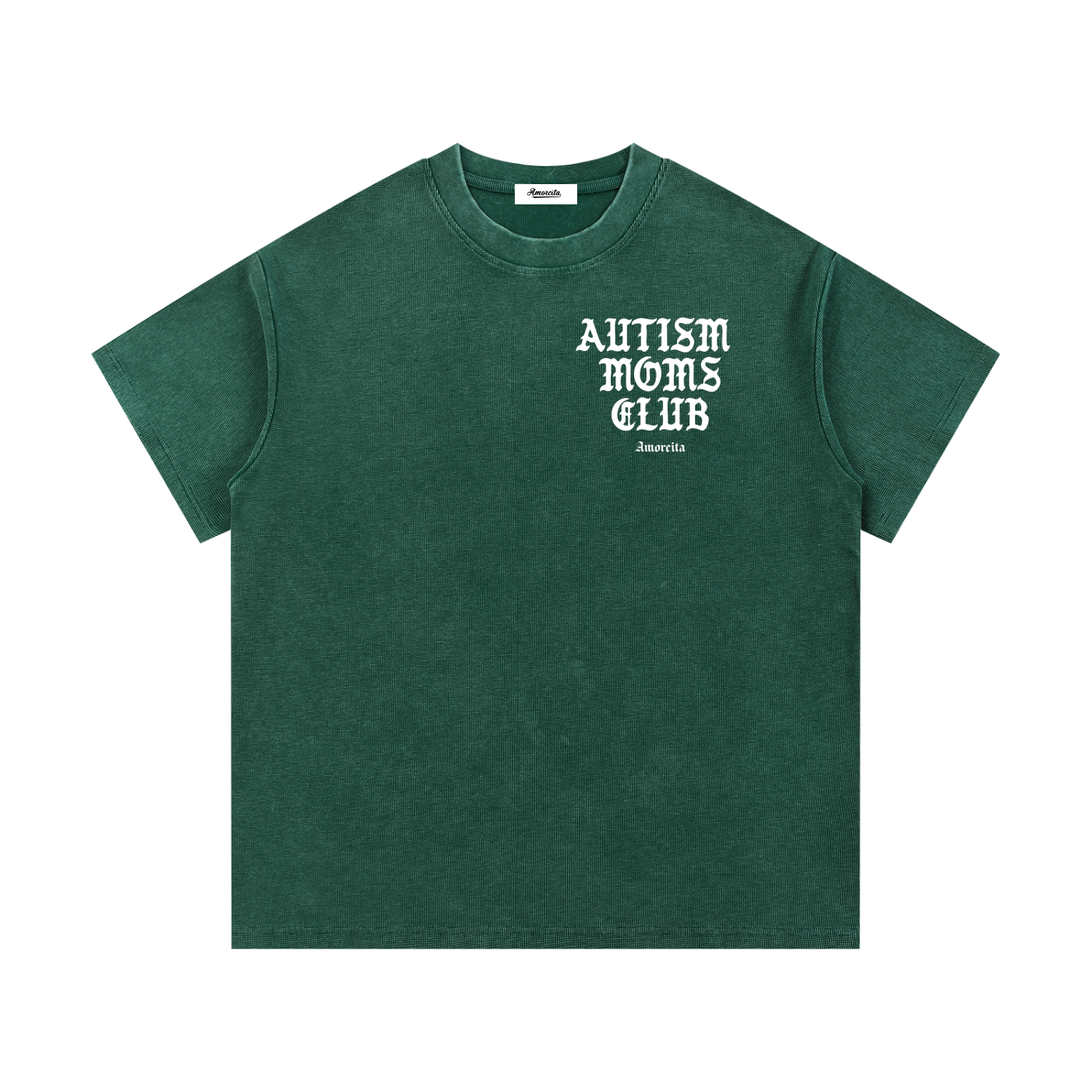 AUTISM MOMS CLUB Mineral Wash Waffle Knit T-Shirt