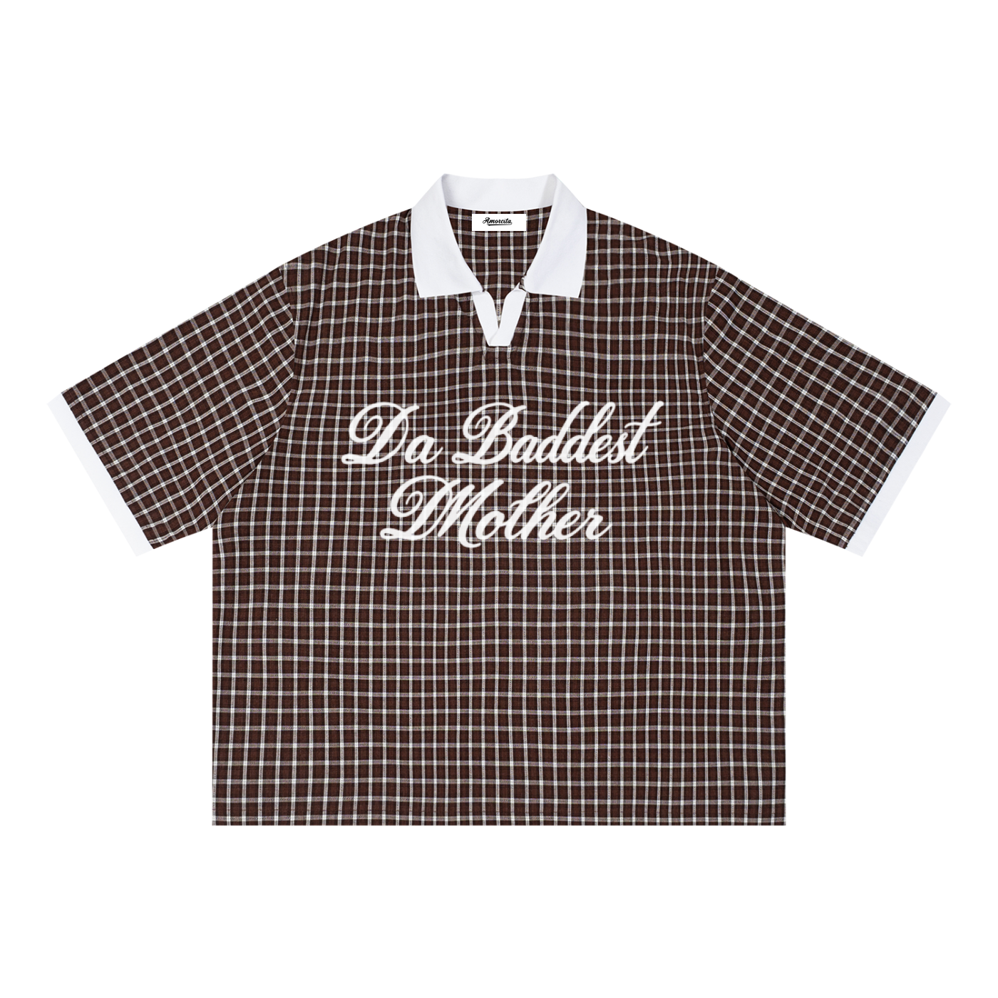 Da baddest Mother color block polo shirt