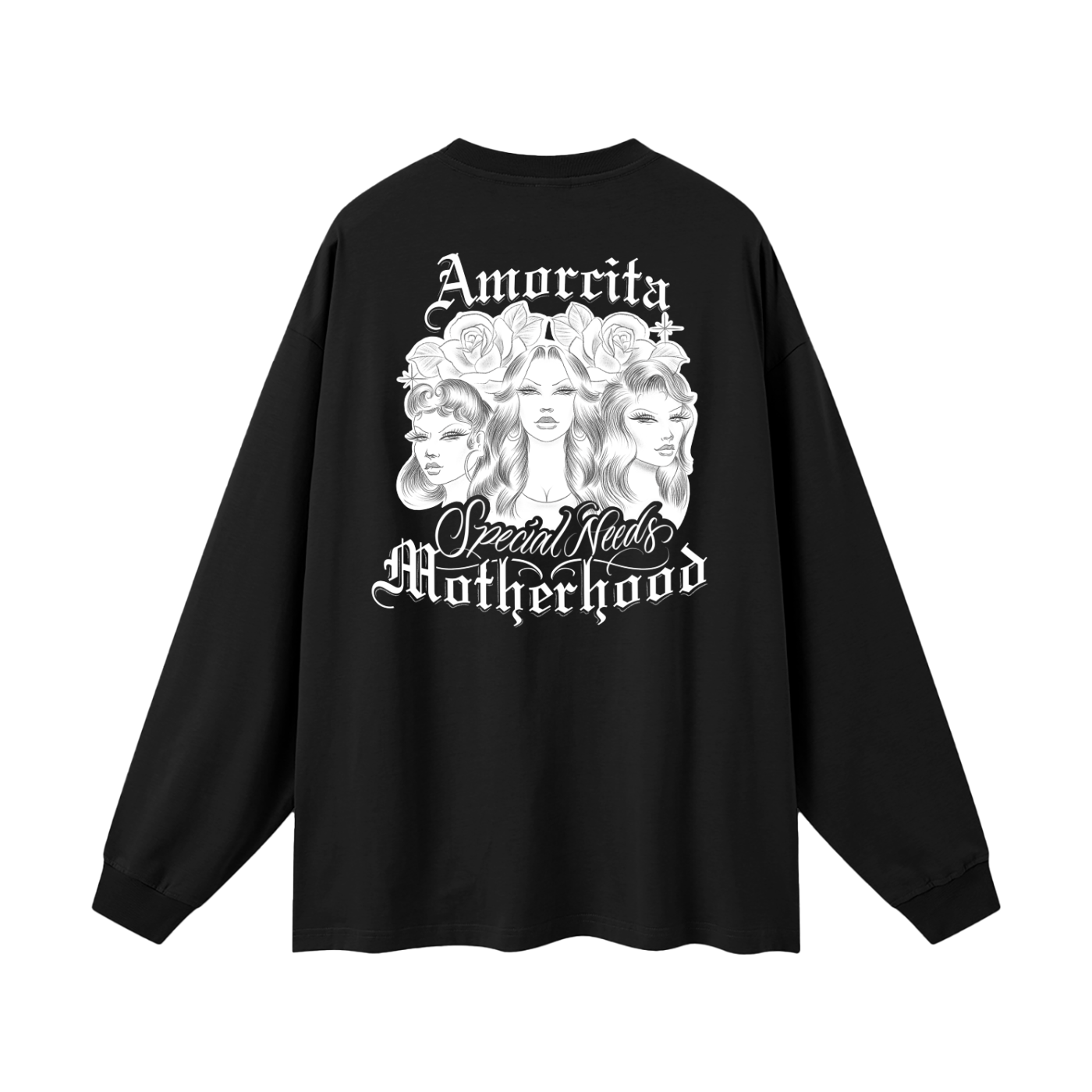 Amorcita special needs motherhood community oversized long sleeve