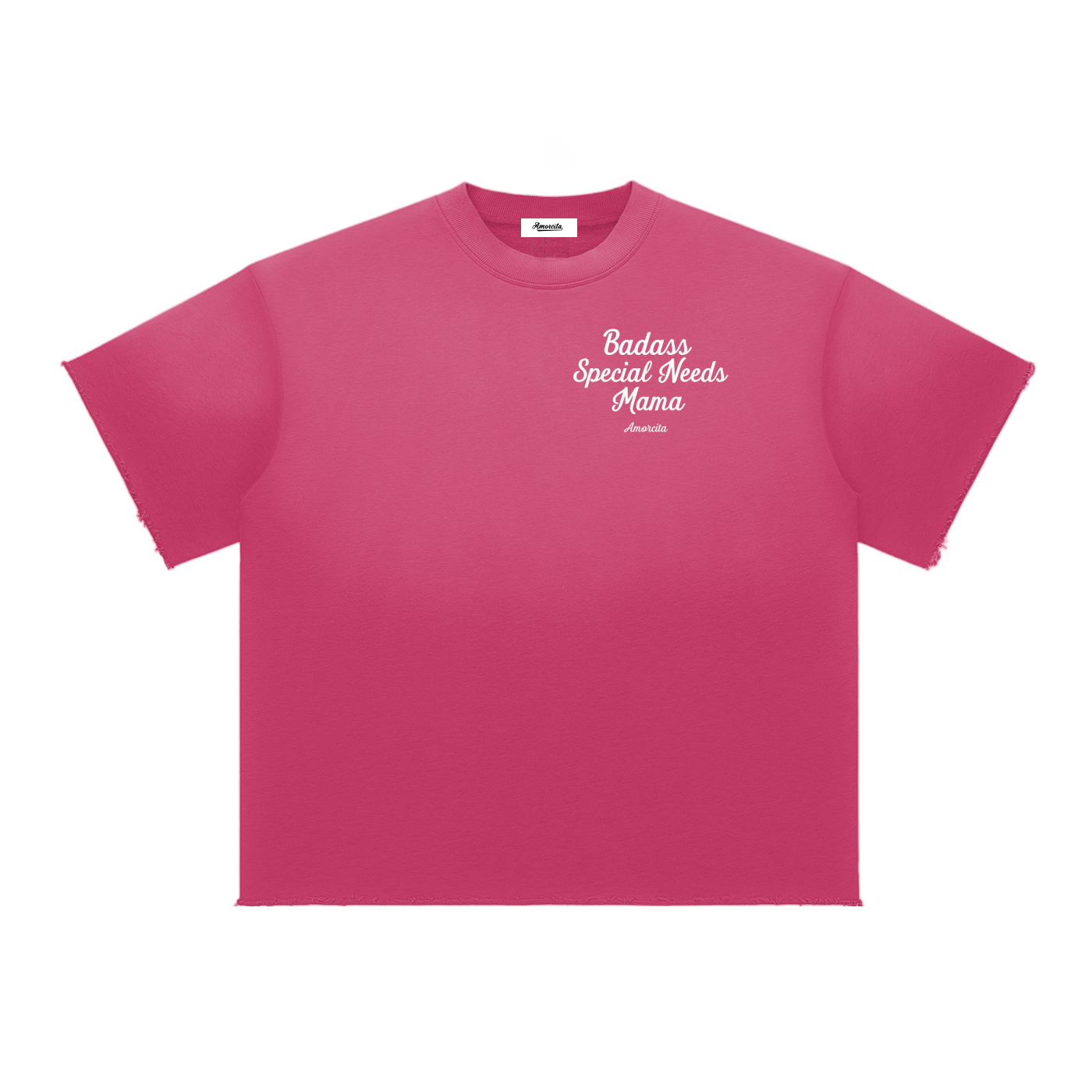 Badass special needs mama Sun Fade Raw Edge T-Shirt