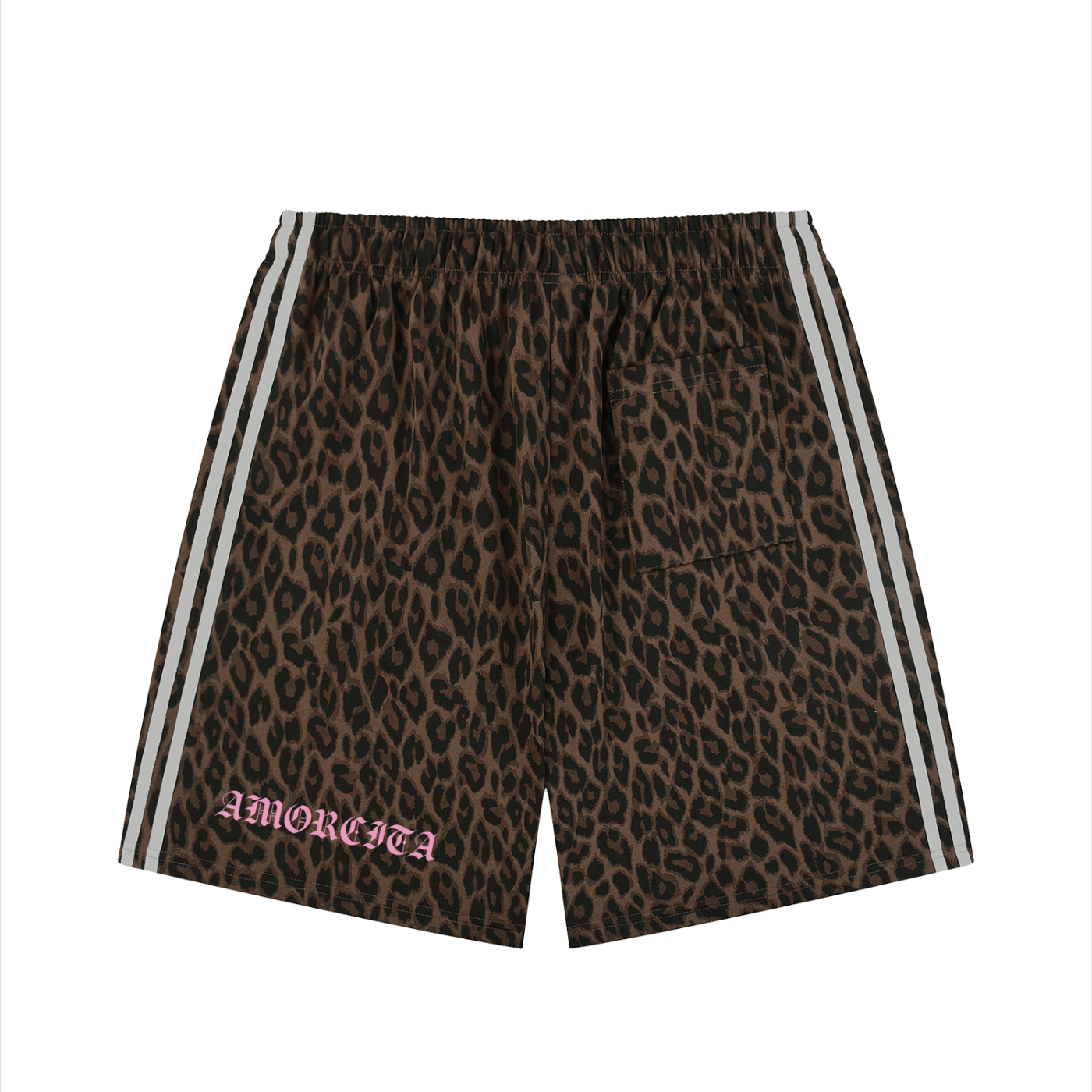 Badass Special Needs madre Heavyweight Leopard Drawstring Shorts