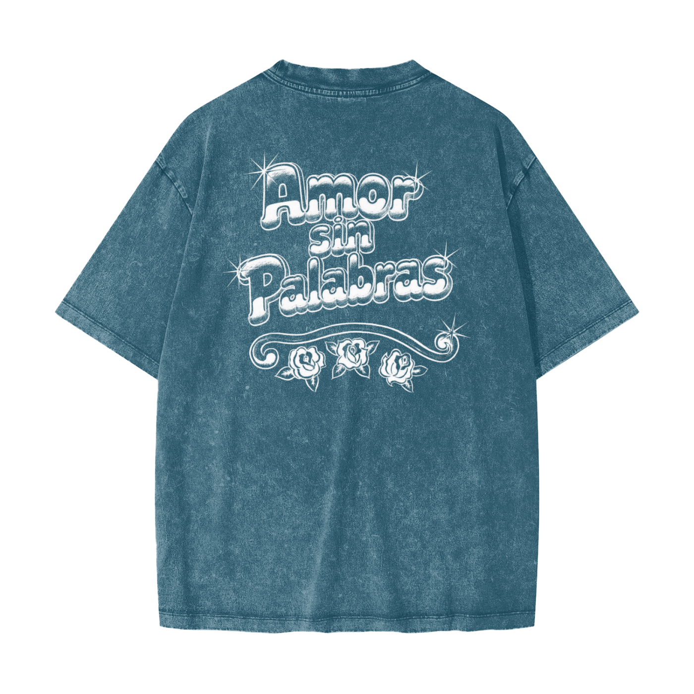 Amor sin palabaras Heavyweight Snow Washed adult shirt