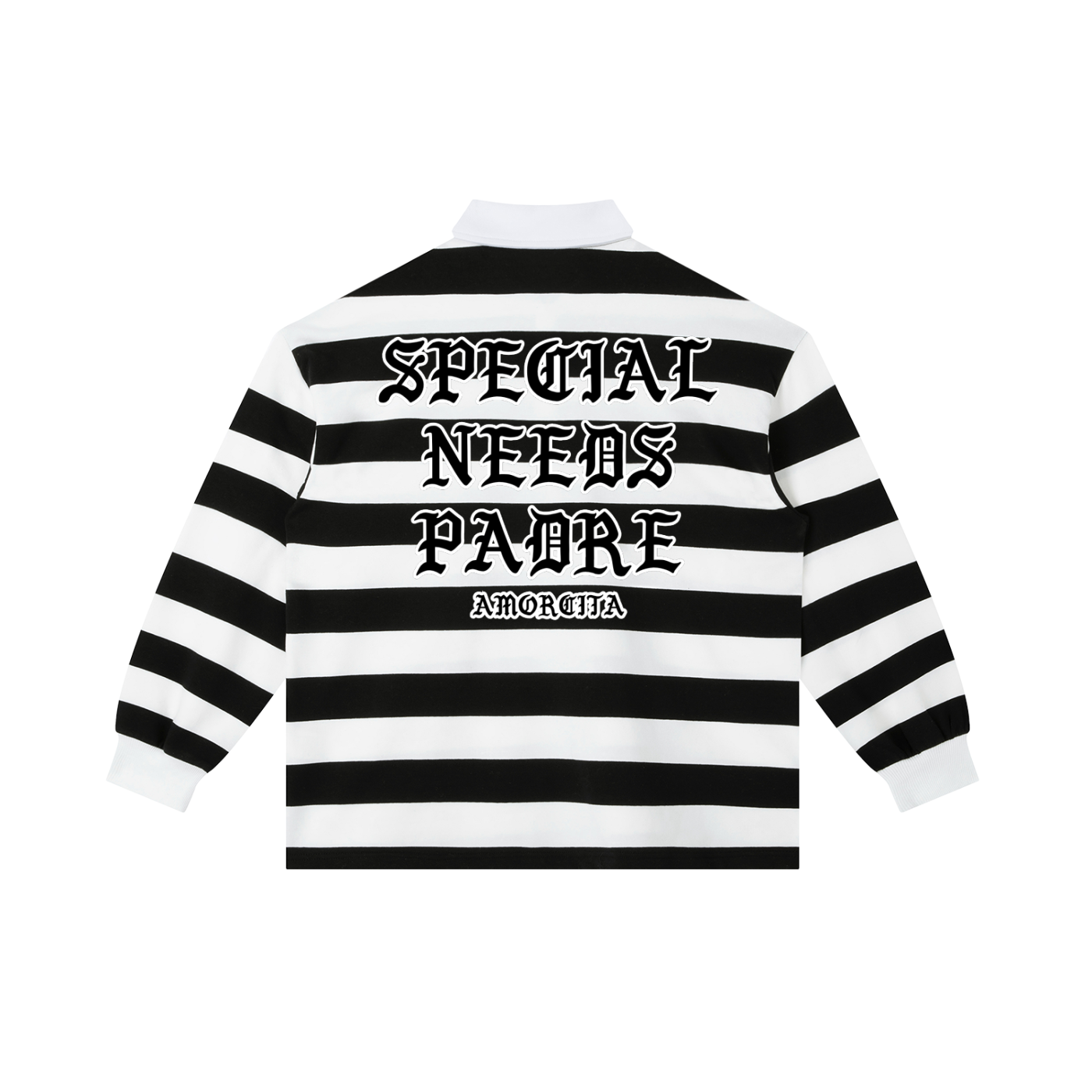 Special needs padre Color Block Stripe Polo Shirt