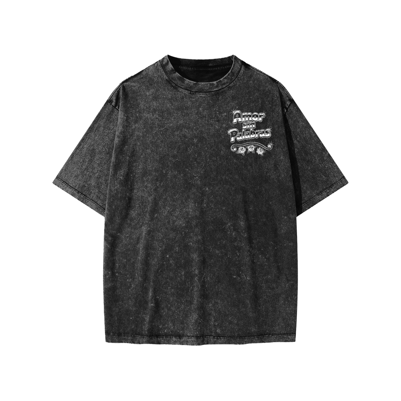 Amor sin Palabras snow wash youth shirt