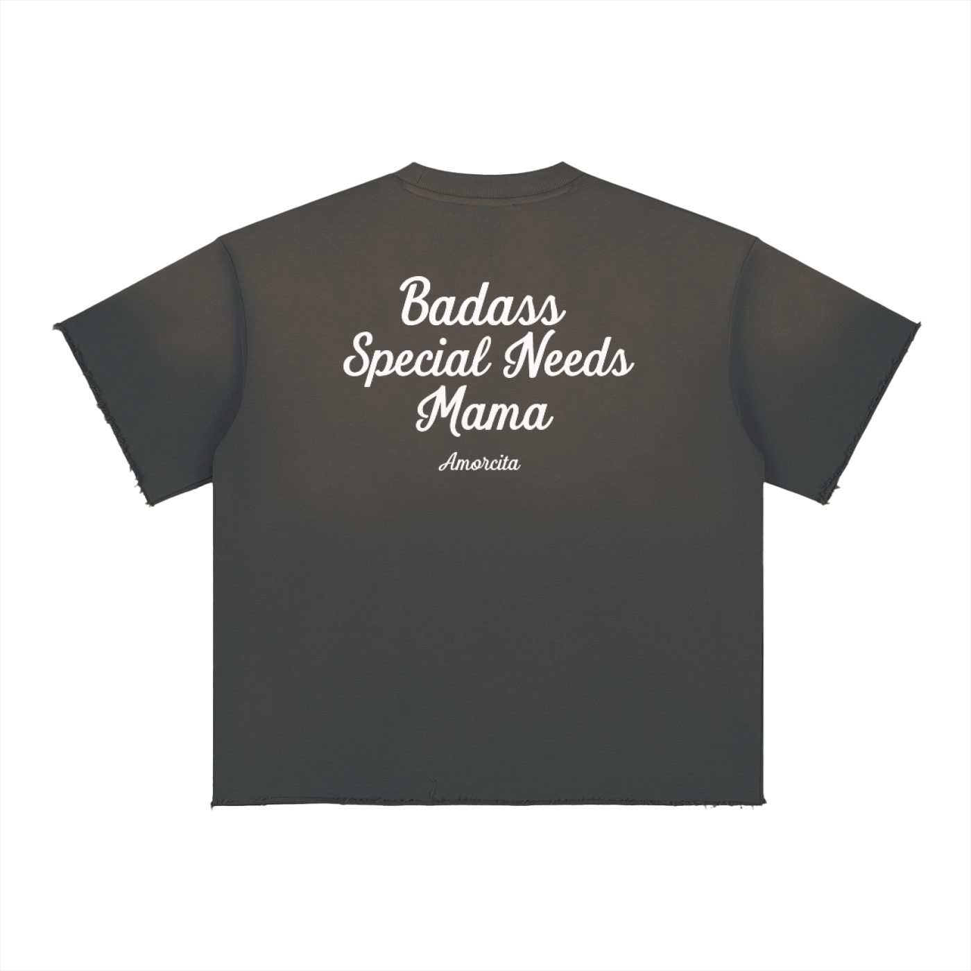 Badass special needs mama Sun Fade Raw Edge T-Shirt