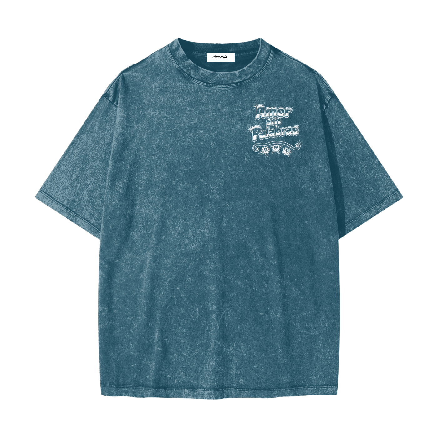 Amor sin palabaras Heavyweight Snow Washed adult shirt
