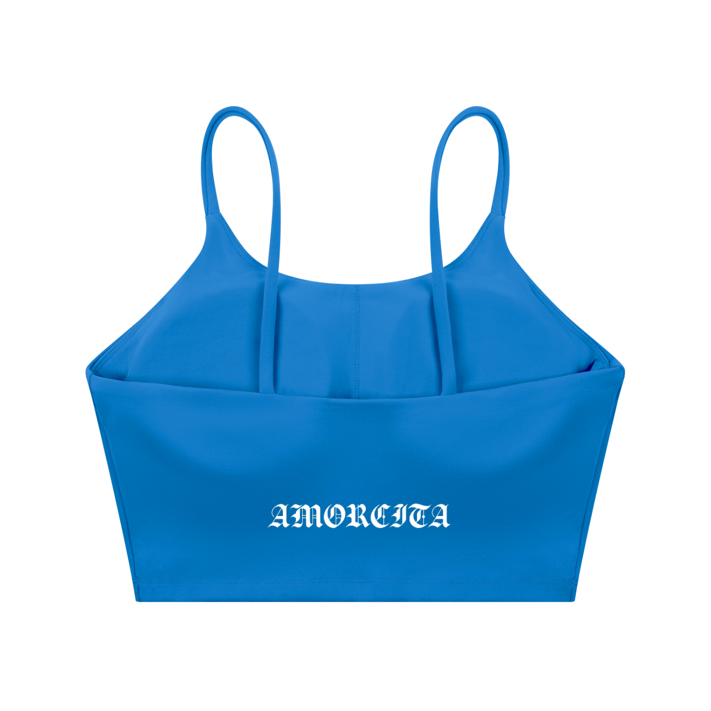 Spaghetti strap autism moms club mid torso sports bra