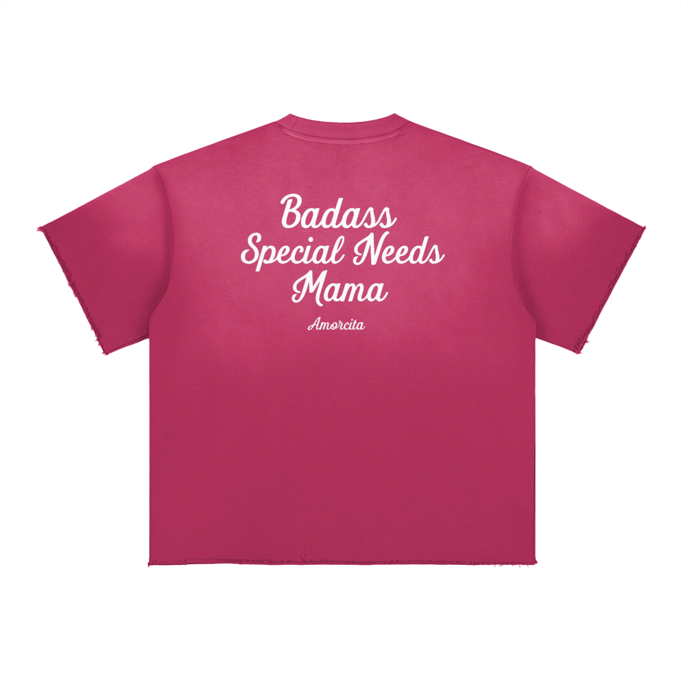 Badass special needs mama Sun Fade Raw Edge T-Shirt