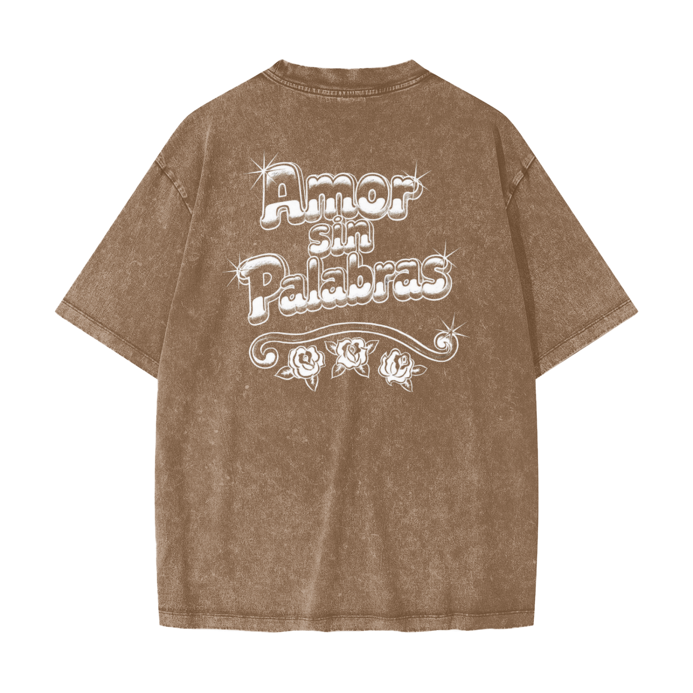 Amor sin palabaras Heavyweight Snow Washed adult shirt