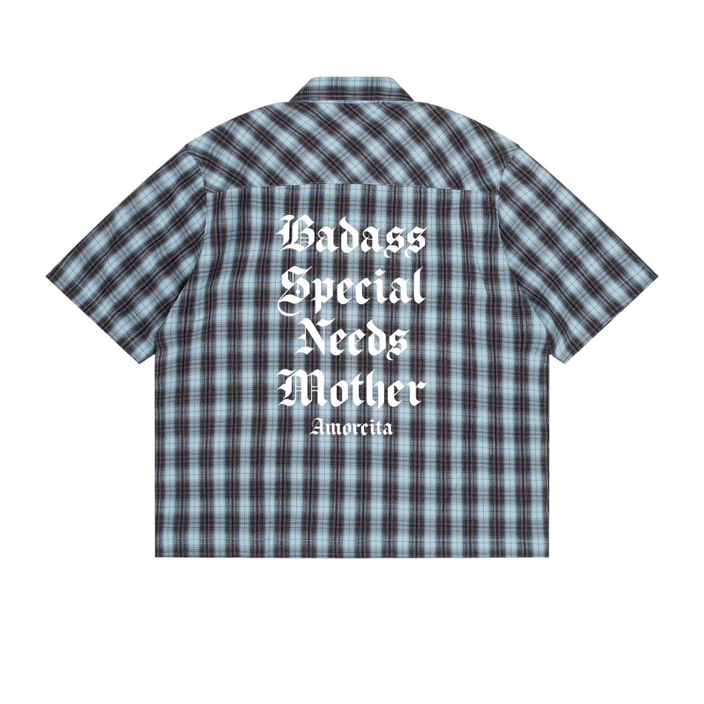 Unisex Boxy Plaid badass special needs mother  shirt