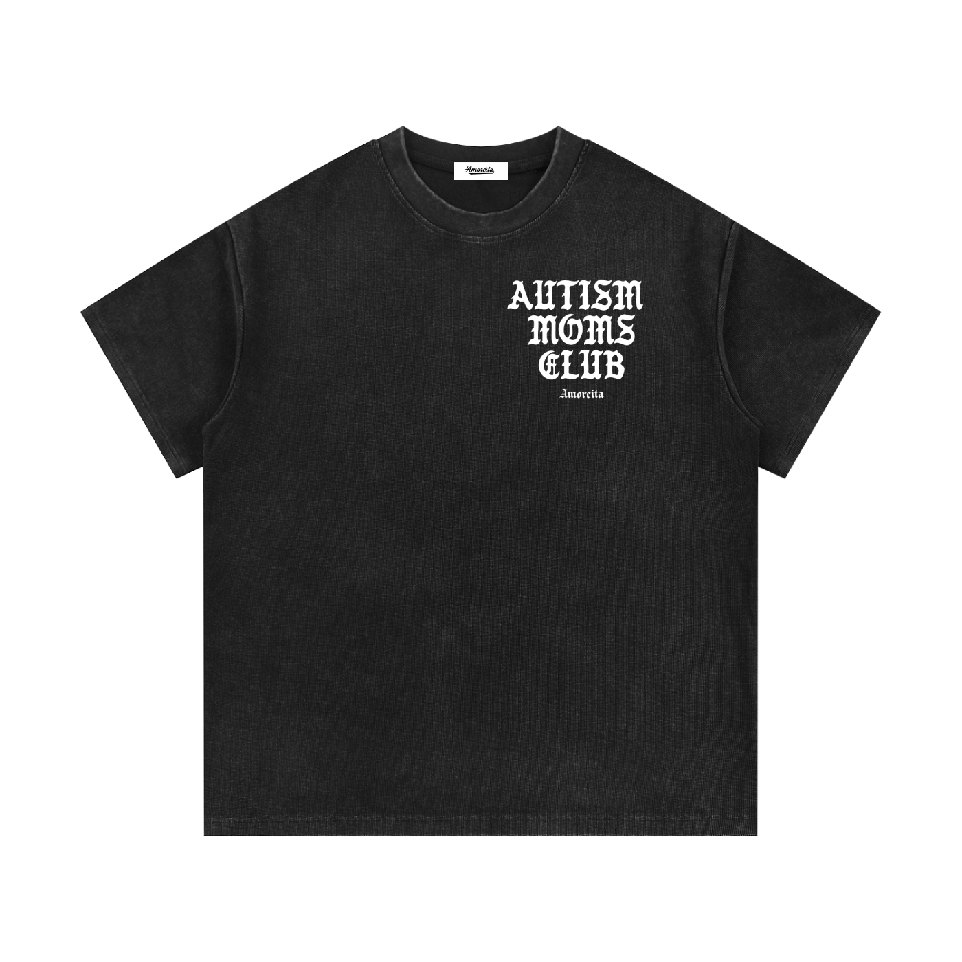 AUTISM MOMS CLUB Mineral Wash Waffle Knit T-Shirt