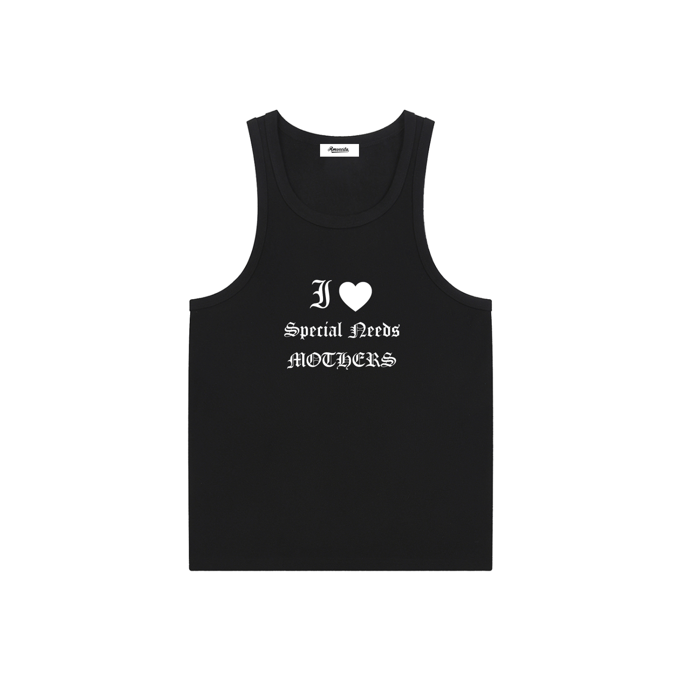 I love special needs mothers black tank top